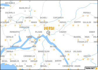 map of Verdi