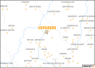 map of Verdosas