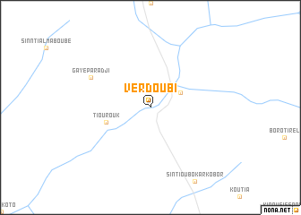 map of Verdoubi