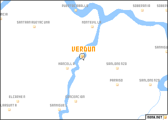 map of Verdún