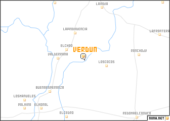 map of Verdún