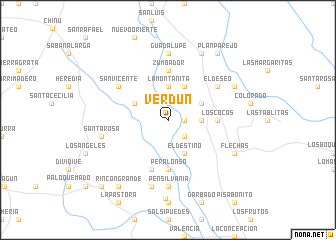 map of Verdún