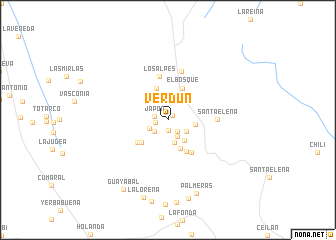 map of Verdún