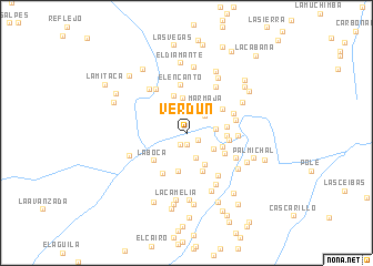 map of Verdún