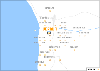 map of Verdún