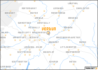 map of Verdun