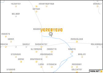 map of Verebʼyëvo