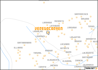 map of Vereda Carmen