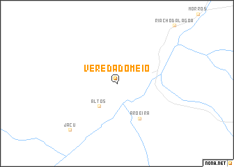 map of Vereda do Meio