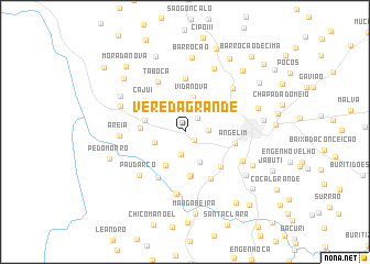 map of Vereda Grande