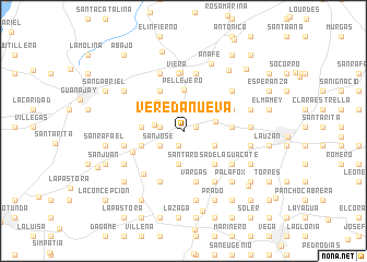 map of Vereda Nueva