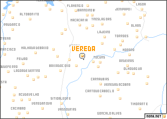 map of Vereda