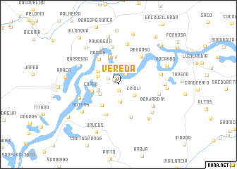 map of Vereda