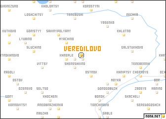 map of Veredilovo