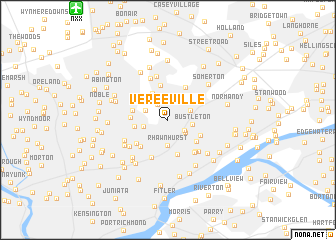 map of Vereeville