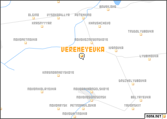 map of Veremeyevka