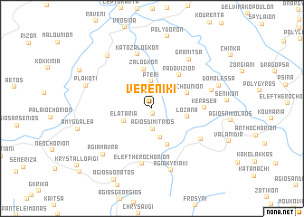 map of Vereníki