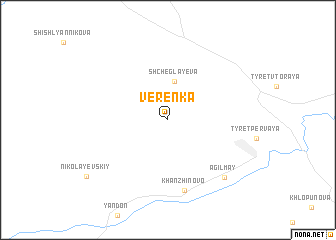 map of Verenka