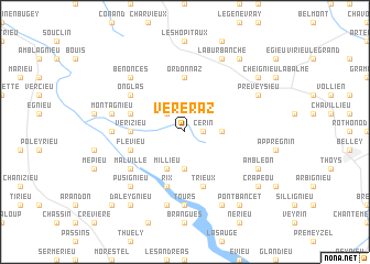 map of Vereraz