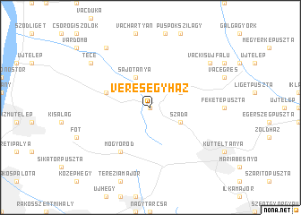 map of Veresegyház