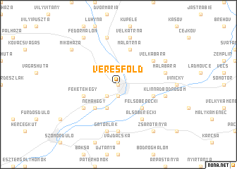 map of Veresföld