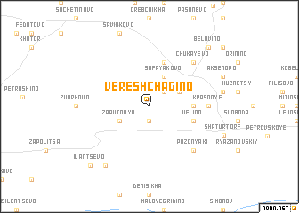 map of Vereshchagino