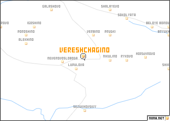 map of Vereshchagino