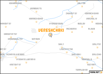 map of Vereshchaki