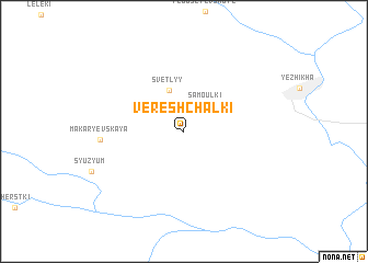 map of Vereshchalki