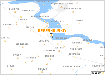 map of Vereshovskiy