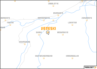 map of Vereski