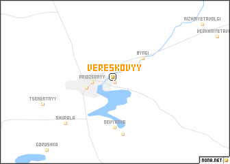 map of Vereskovyy