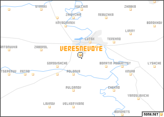 map of Veresnevoye