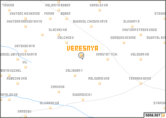 map of Veresnya