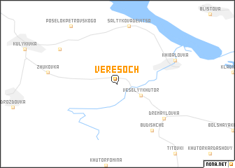 map of Veresochʼ