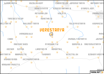 map of Verestanya