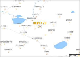 map of Veret\