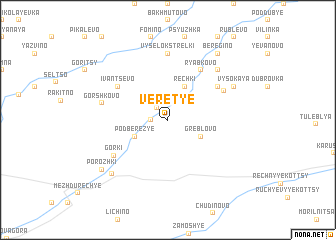 map of Veret\