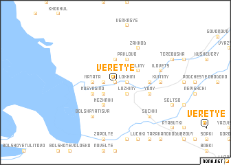 map of Veret\