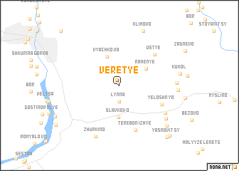 map of Veret\