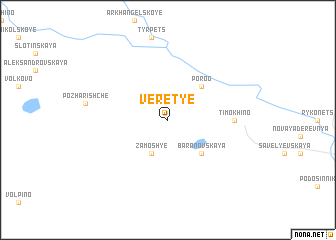 map of Veret\