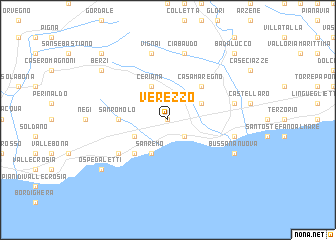 map of Verezzo