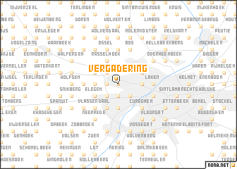 map of Vergadering