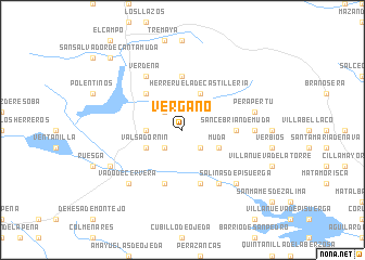 map of Vergaño