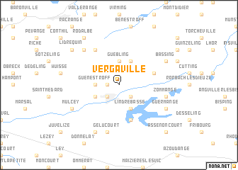 map of Vergaville