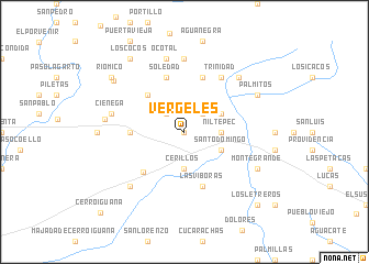 map of Vergeles