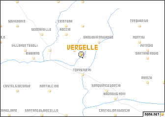 map of Vergelle