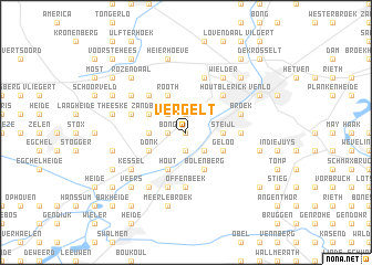 map of Vergelt