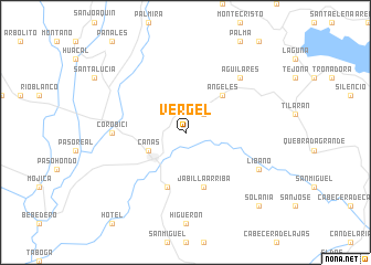 map of Vergel