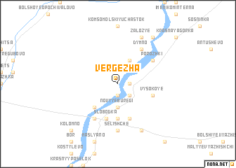 map of Vergezha